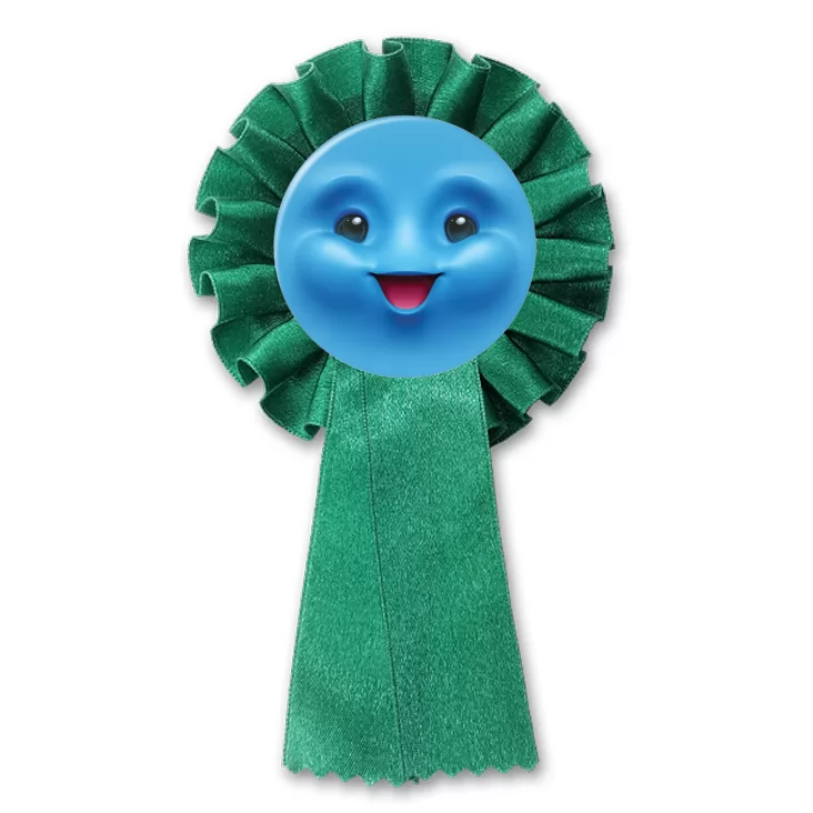 przypinka kotylion Buźka