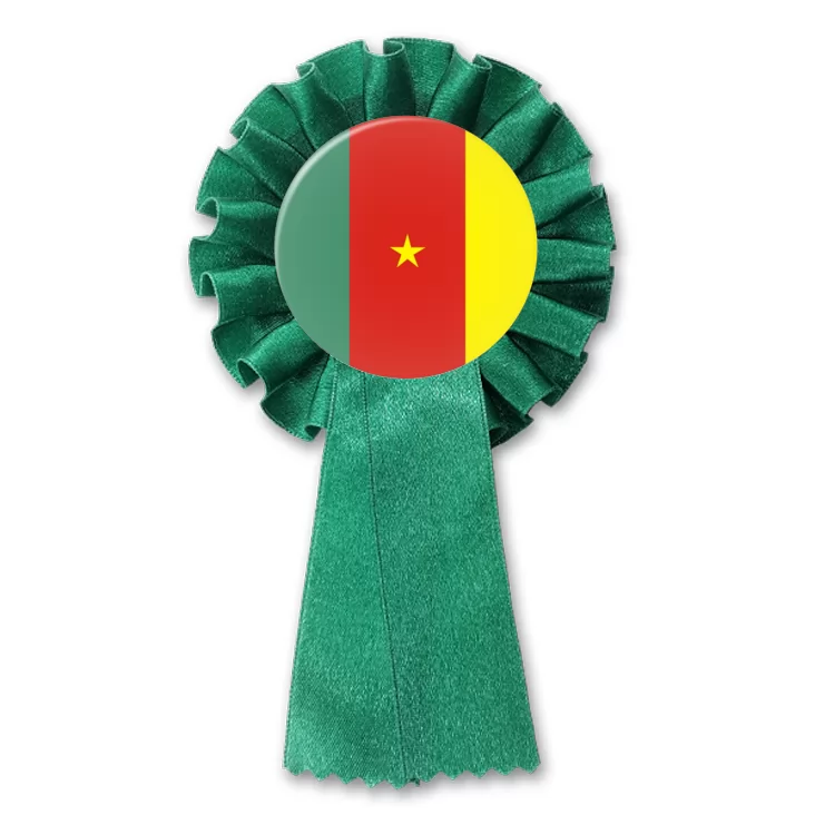 przypinka kotylion Flaga Kamerun