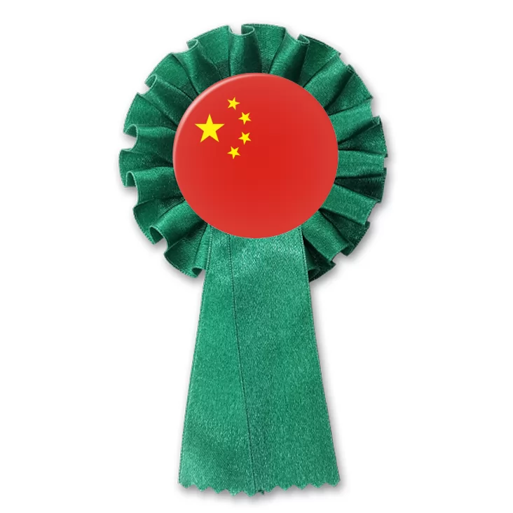 przypinka kotylion Flaga Chiny