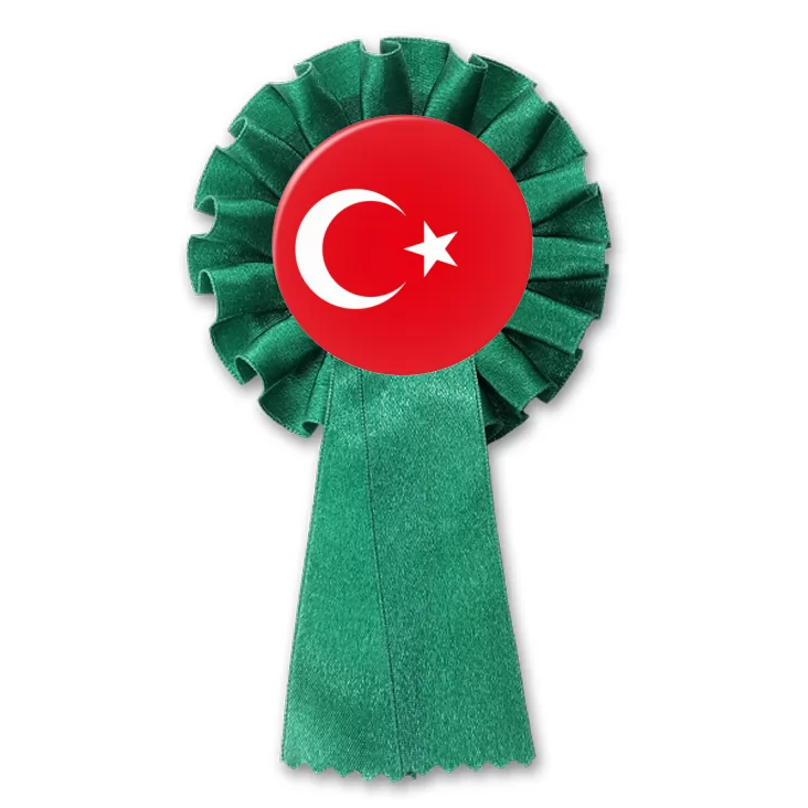 przypinka kotylion Flaga Turcja
