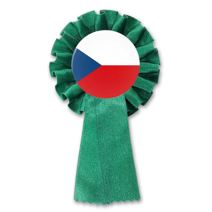 przypinka kotylion Flaga Czechy