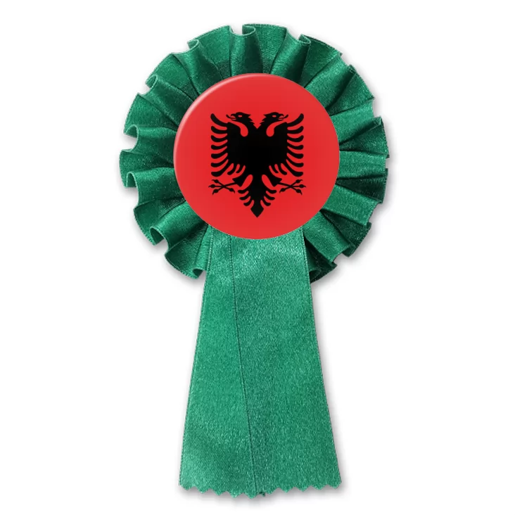 przypinka kotylion Flaga Albania
