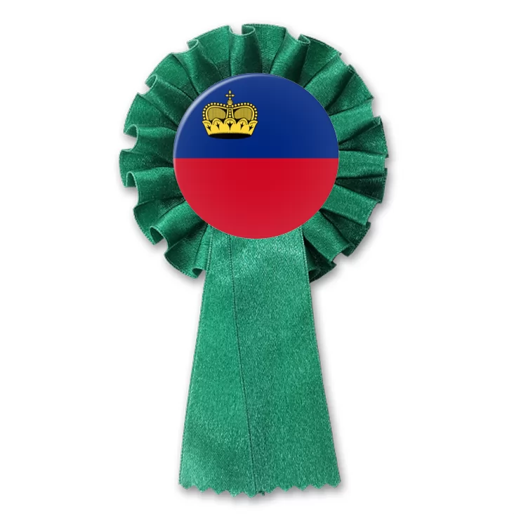 przypinka kotylion Flaga Liechtenstein
