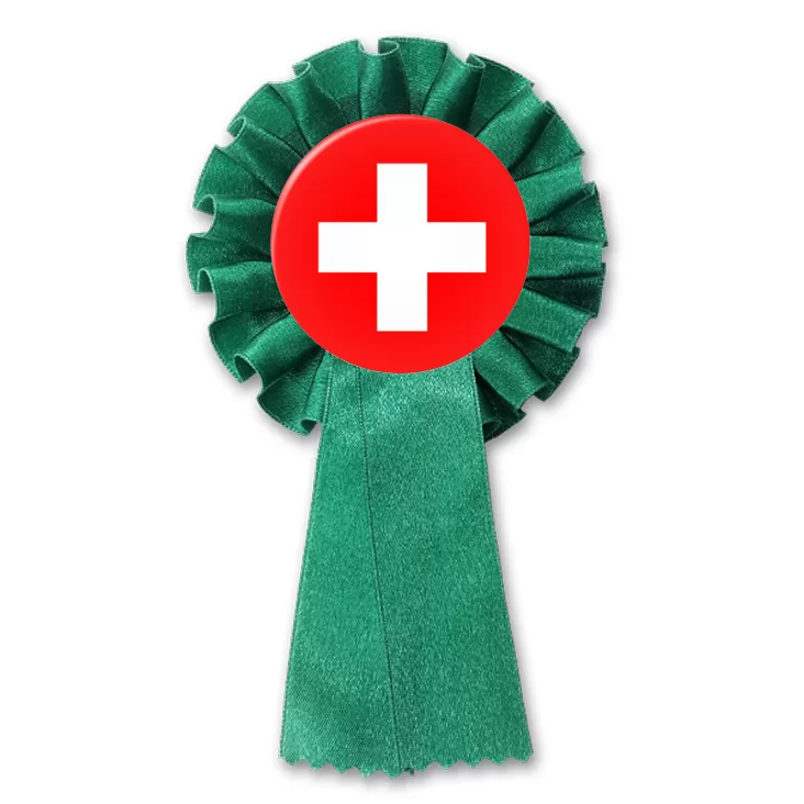 przypinka kotylion Flaga Szwajcaria
