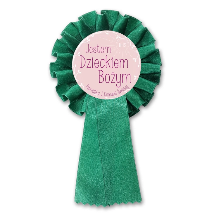 przypinka kotylion Jestem Dzieckiem Bożym