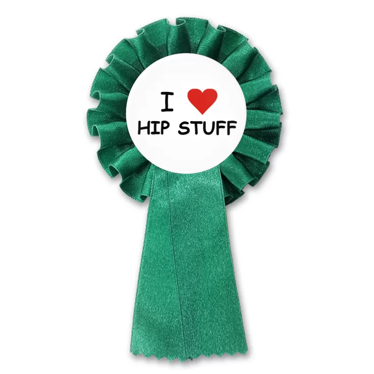 przypinka kotylion I love hip stuff