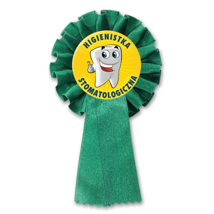 przypinka kotylion Higienistka stomatologiczna