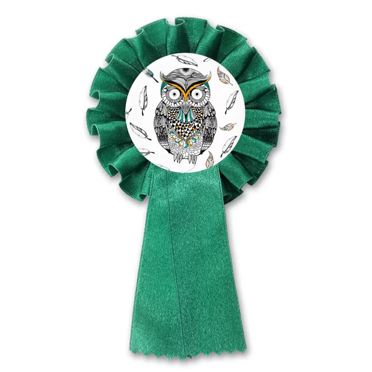 przypinka kotylion Sowa