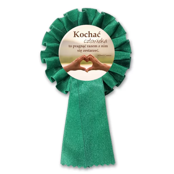 przypinka kotylion Albert Camus - kochać