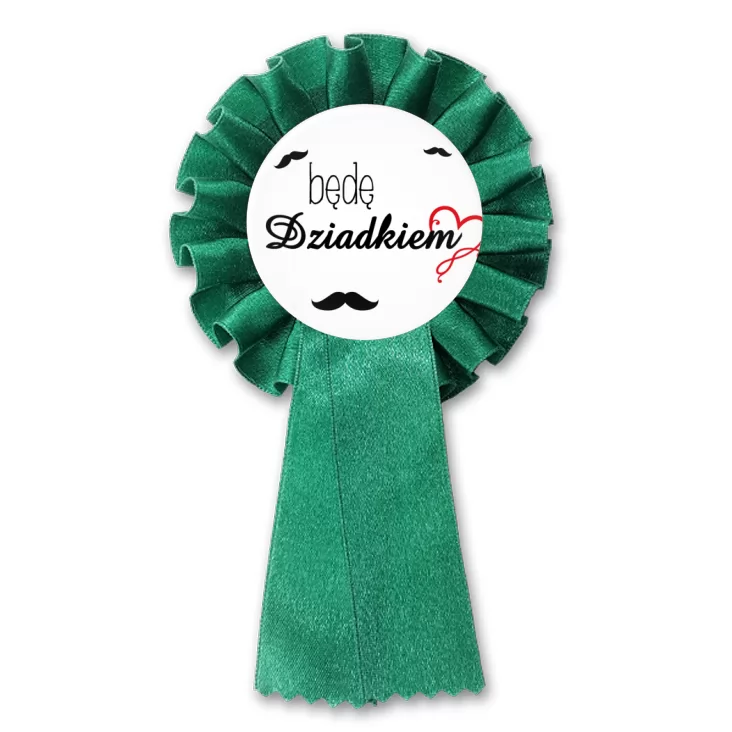 przypinka kotylion Będę Dziadkiem