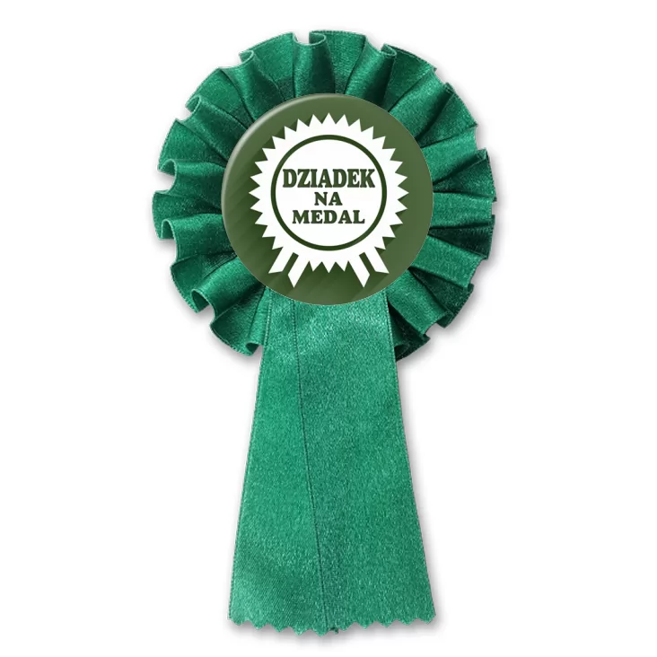 przypinka kotylion Dziadek na medal