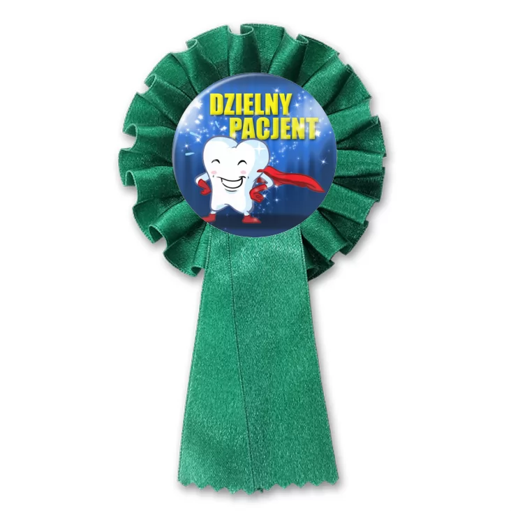 przypinka kotylion Dzielny Pacjent