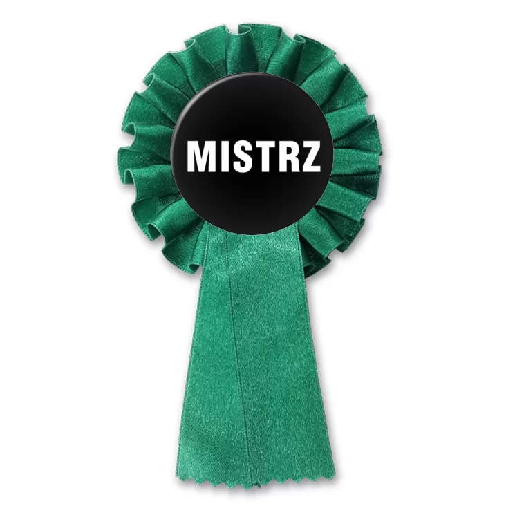 przypinka kotylion Mistrz