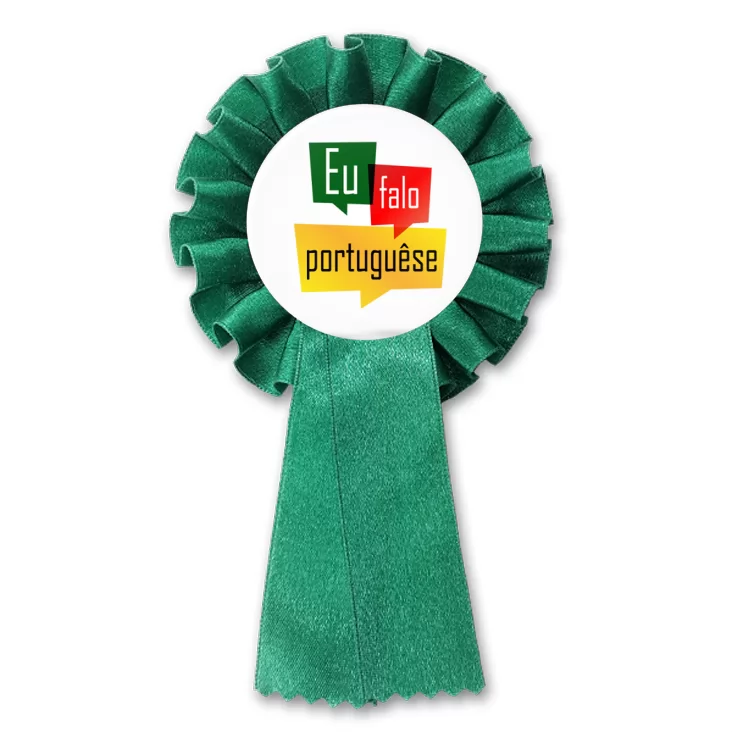 przypinka kotylion Mówię po portugalsku