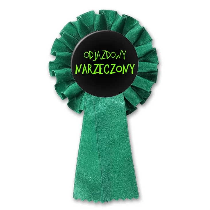 przypinka kotylion Odjazdowy narzeczony