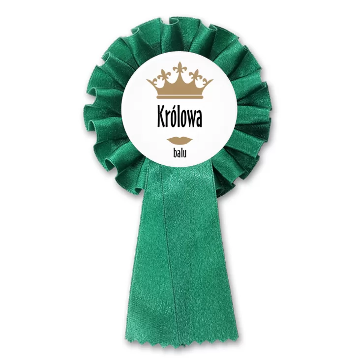 przypinka kotylion Królowa Balu
