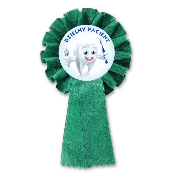 przypinka kotylion Dzielny Pacjent