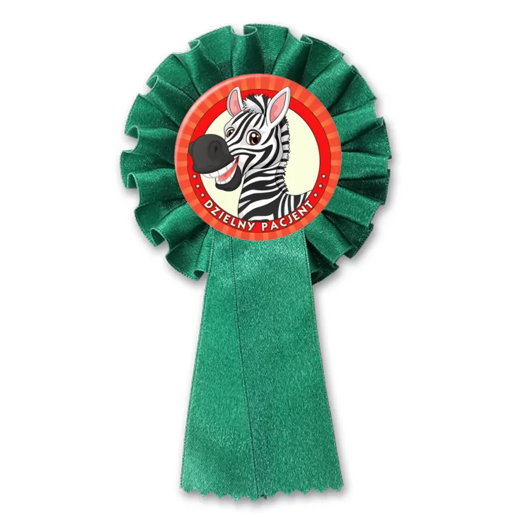 przypinka kotylion Dzielny Pacjent