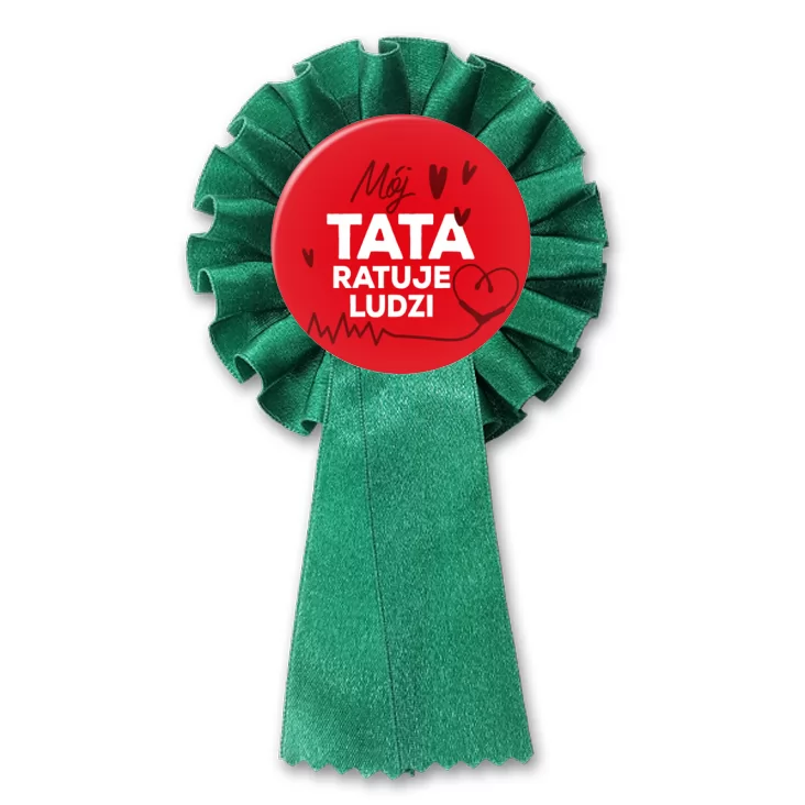 przypinka kotylion Mój tata ratuje