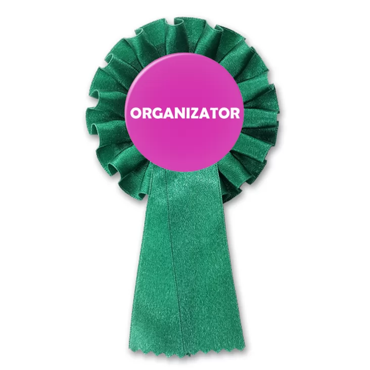 przypinka kotylion Organizator