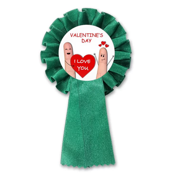 przypinka kotylion Valentine Day paluszki dwa
