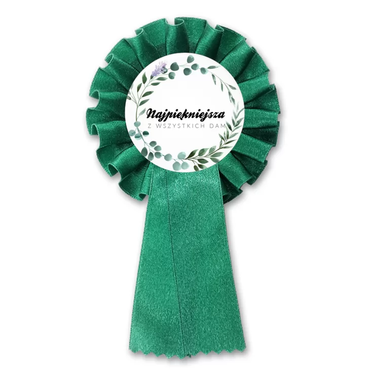 przypinka kotylion Najpiękniejsza z wszystkich dam