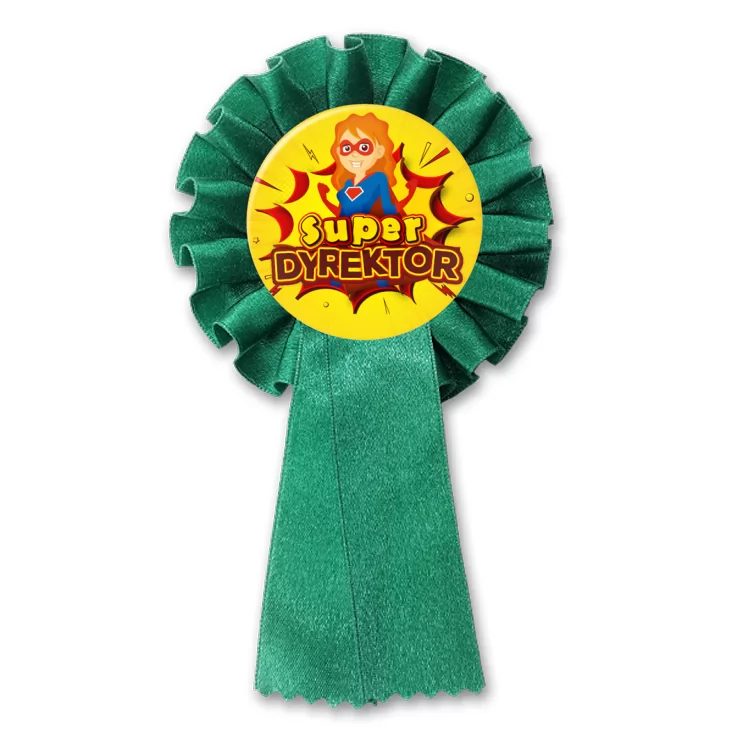 przypinka kotylion Super Dyrektor Superwoman