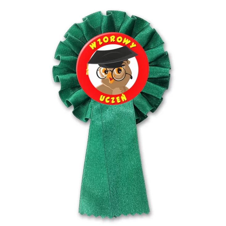 przypinka kotylion Wzorowy Uczeń