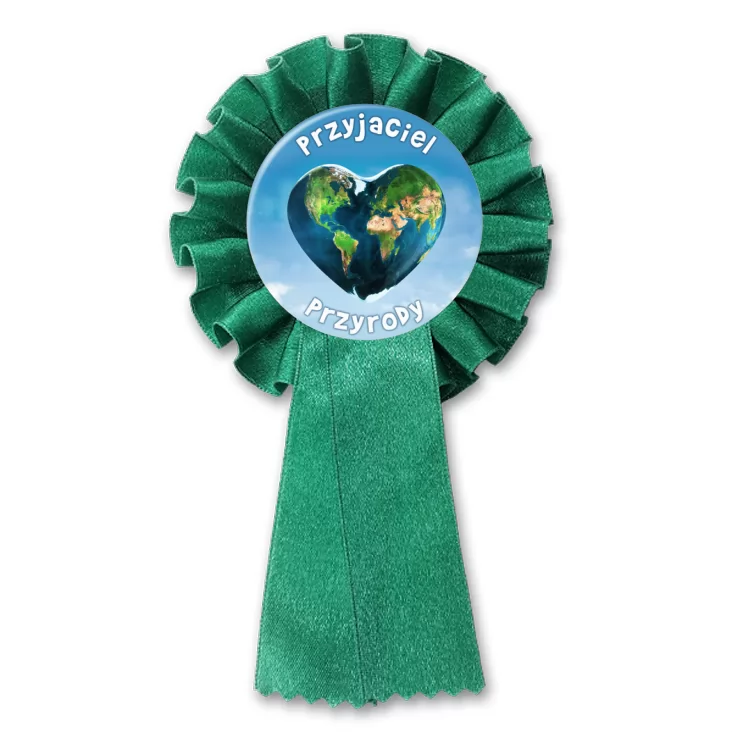 przypinka kotylion Przyjaciel przyrody