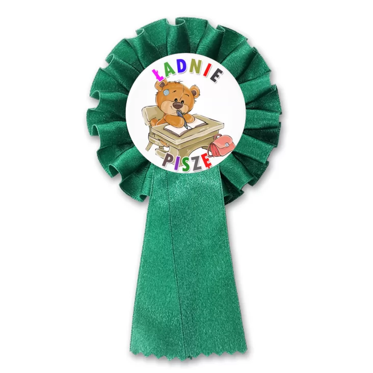 przypinka kotylion Ładnie piszę