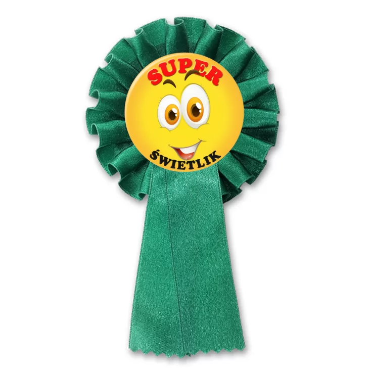 przypinka kotylion Super Świetlik