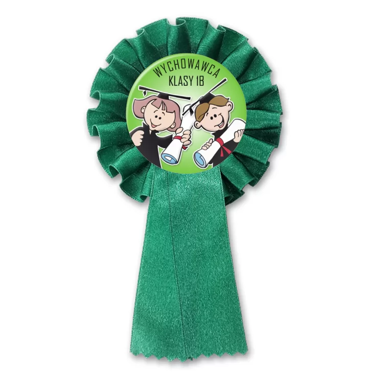 przypinka kotylion Wychowawca klasy 1b