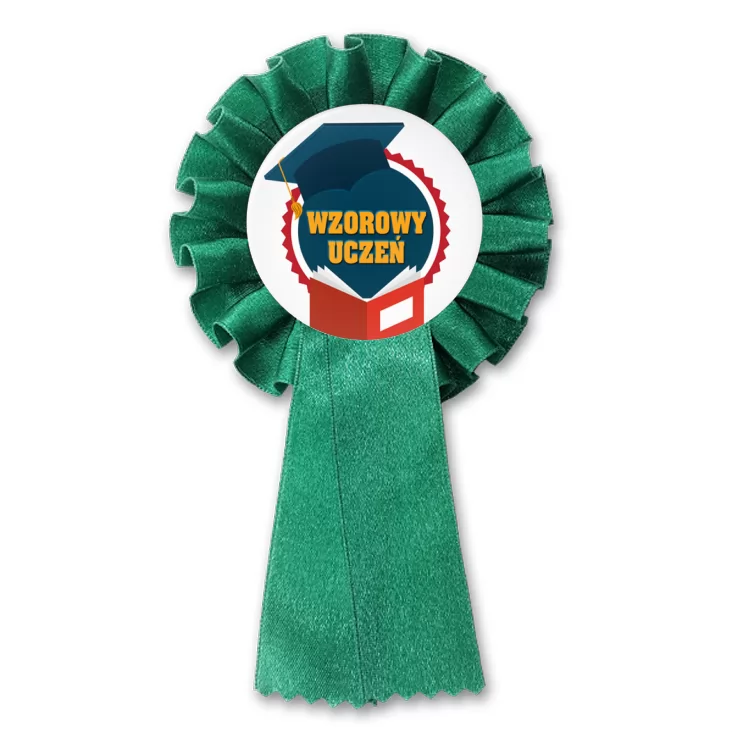 przypinka kotylion Wzorowy Uczeń