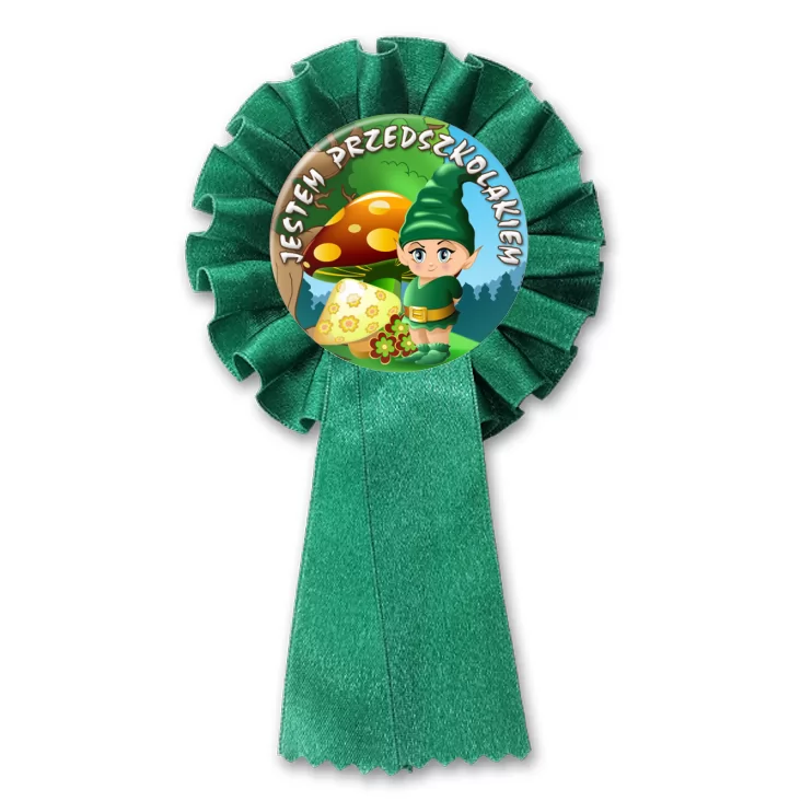 przypinka kotylion Jestem przedszkolakiem