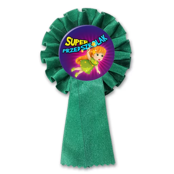 przypinka kotylion Super Przedszkolak