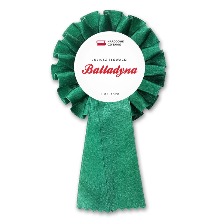 przypinka kotylion Narodowe czytanie