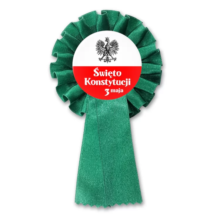 przypinka kotylion Biało-czerwona flaga Narodowe Święto Konstytucji 3 maja