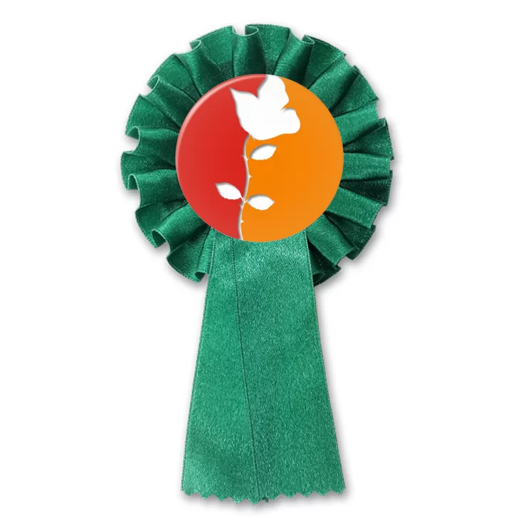 przypinka kotylion Róża
