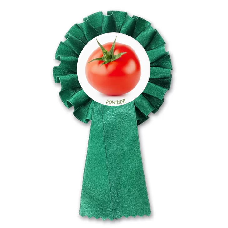 przypinka kotylion Czerwony pomidor