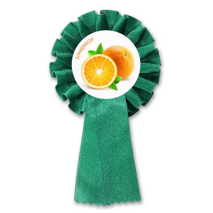 przypinka kotylion Pomarańcza