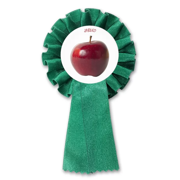 przypinka kotylion Jabłko czerwone