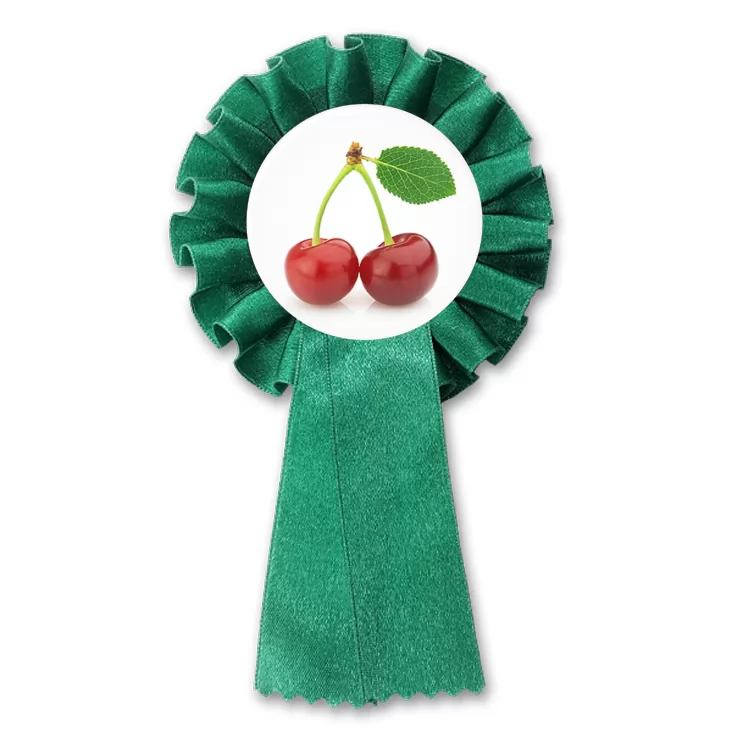 przypinka kotylion Wiśnie
