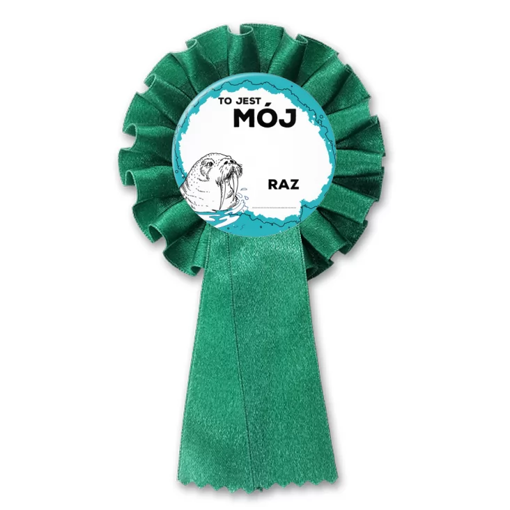przypinka kotylion Kolejne morsowanie - do wypisania