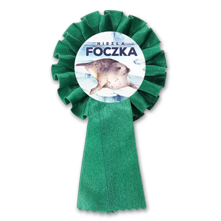 przypinka kotylion Niezła foczka