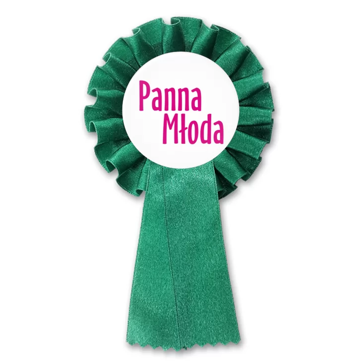 przypinka kotylion Panna Młoda