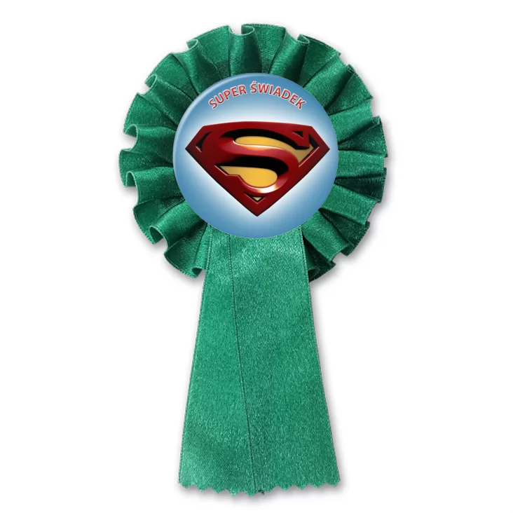 przypinka kotylion Super Świadek