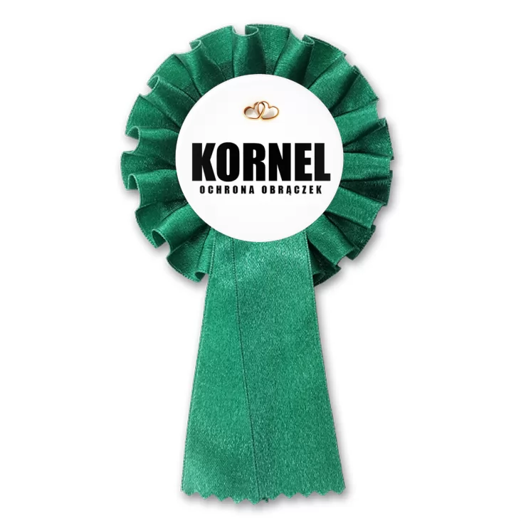 przypinka kotylion Ochrona Obrączek