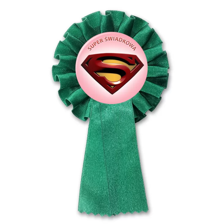 przypinka kotylion Super Świadkowa