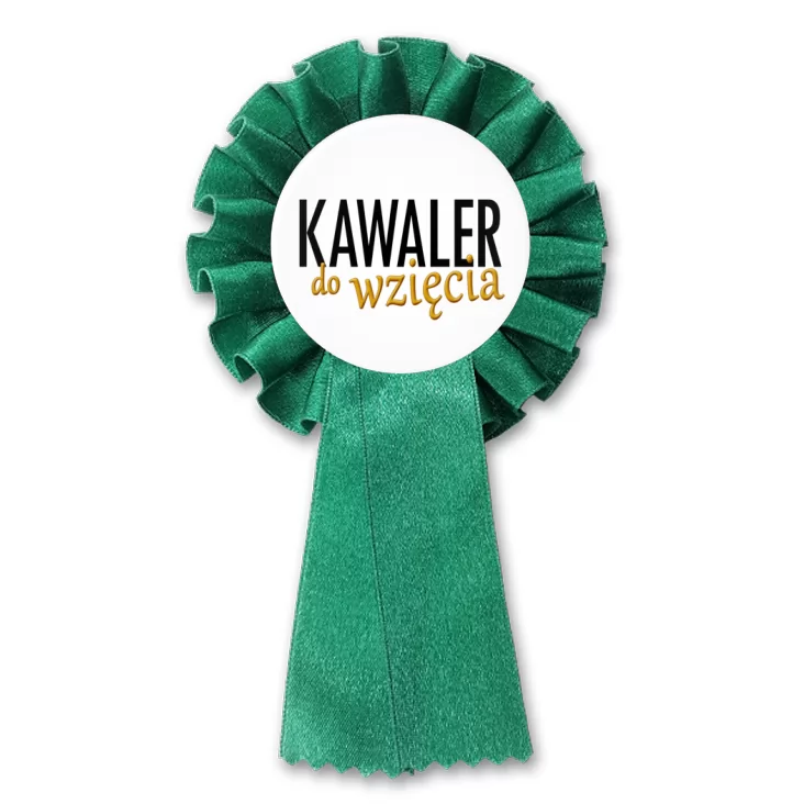przypinka kotylion Kawaler do wzięcia