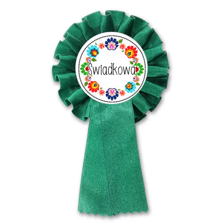 przypinka kotylion Świadkowa
